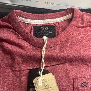 Farrell Red Short Sleeve Men's Tee